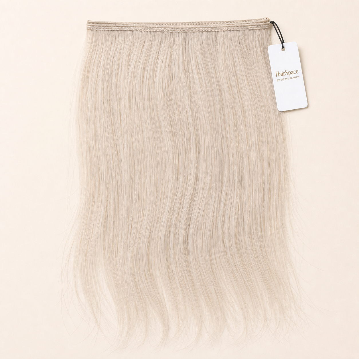 Hair Extensions Weft Machine Wefts - #1001 Cool White Blonde